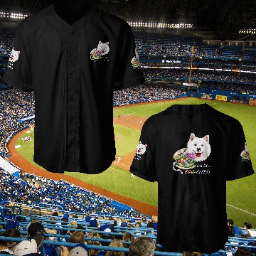 Discover Dog Samoyed Funny Samoyed Dog Easter Design Colorful Eggs Happy Spring Baseball Jerseys