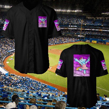 Discover Ballerina Unicorns Cute Ballet Dancer Retro Sunset Dancing Baseball Tees Baseball Jerseys