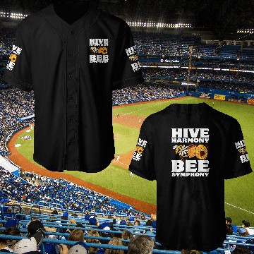 Discover Hive Harmony Bee Symphony Beekeeper Beekeeping Apiculturist Baseball Tees Baseball Jerseys