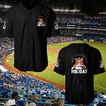 Discover My Favorite Holiday Ground Pig Squirrel Groundhog Baseball Tees Baseball Jerseys
