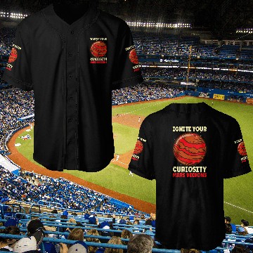 Discover Mars Explore Astronaut Astronomy Solar System Outer Space 22 Baseball Jerseys