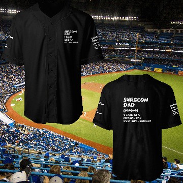 Discover Surgeon Dad Definition Surgery Doctor Baseball Tees Baseball Jerseys