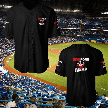 Discover Beer Pong Champ Beer Student Alcohol Baseball Jerseys