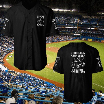 Discover Concrete mixer construction building construction worker 2 Baseball Jerseys
