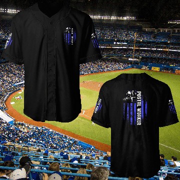 Discover American Postal Worker Flag 1 Baseball Jerseys