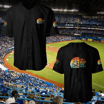 Discover Metal Worker Welding Welder Dad Work Men Baseball Jerseys