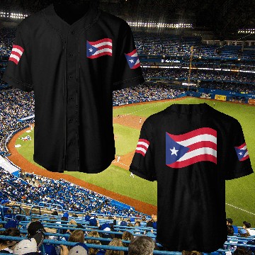 Discover Flag Puerto Rico Baseball Jerseys