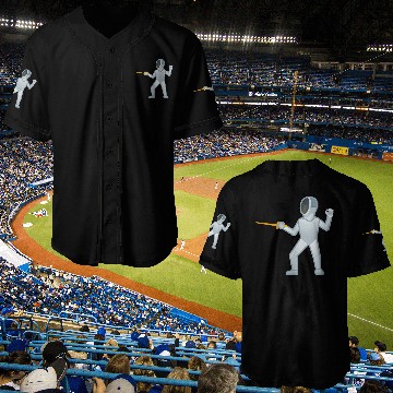 Discover Person Fencing Fencer Gift Baseball Jerseys