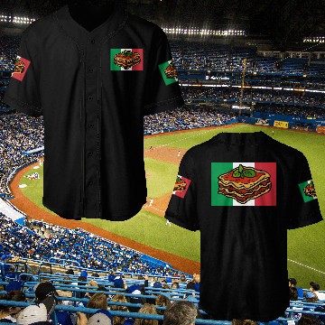 Discover Italian Flag Lasagna Baseball Jerseys