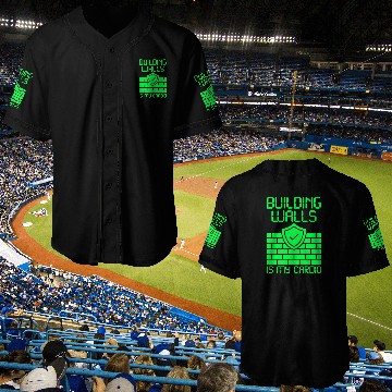 Discover Cyber Security Firewall Data Protection Baseball Jerseys
