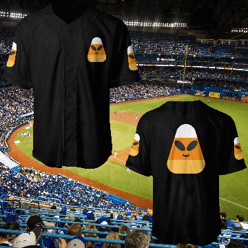 Discover Alien Candy Corn Halloween Costume Baseball Jerseys