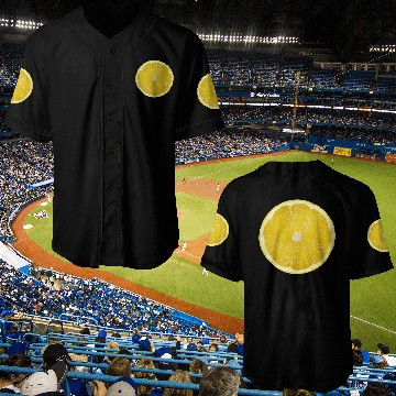 Discover Radiate Positive Lemon Slice. Juicy Slice Lemon Baseball Jerseys