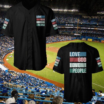 Discover Love God Love People Baseball Jerseys