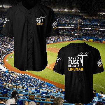Discover save a fuse blow a lineman Baseball Jerseys