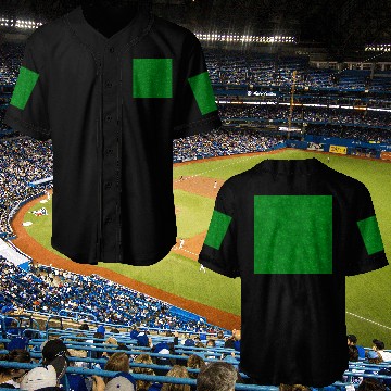 Discover Green Snowflakes Pattern Baseball Jerseys