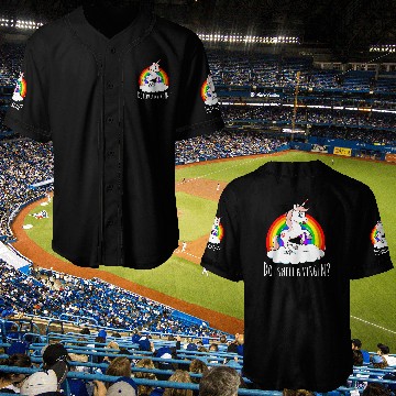 Discover Unicorn Demon Baseball Jerseys