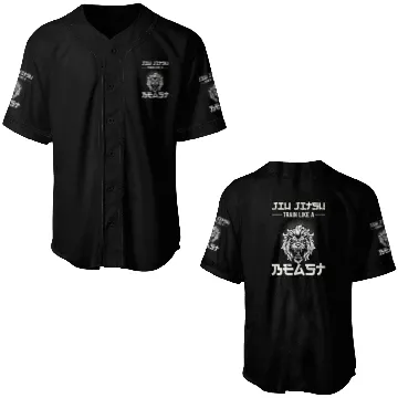 Discover Train like a Beast Jiu Jitsu BJJ Grappling MMA Tra Baseball Jerseys