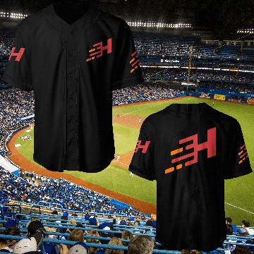 Discover MOTION LETTER "H" LOGO TYPOGRAPHY Baseball Jerseys