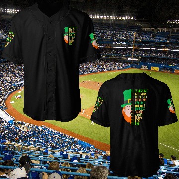Discover St Patrick's Day Drinking Shenanigans Irish Baseball Jerseys