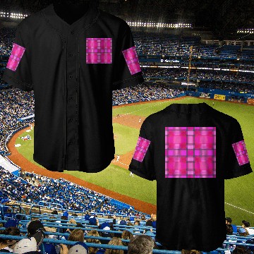 Discover Tartan Pattern in Pink Delicate and Beautiful T-Sh Baseball Jerseys
