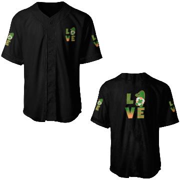 Discover Gnome St Patricks Day Woman Love, Lucky Clover Baseball Jerseys