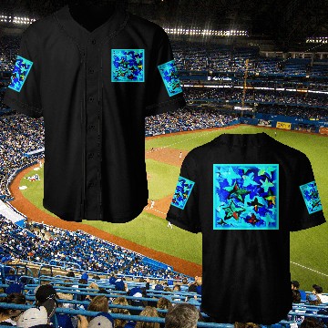 Discover Blue Starry Night Sky Painting. Buy Now Baseball Jerseys