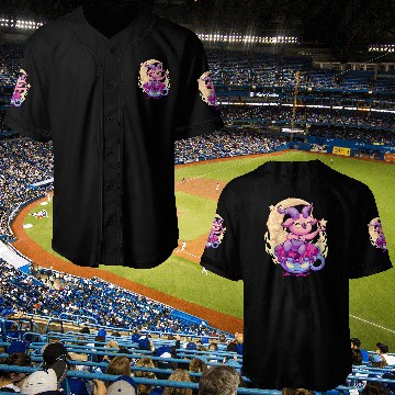 Discover Pastel Goth Kawaii Baphomet Tea Baseball Jerseys