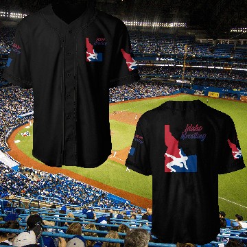 Discover Idaho Wrestling (USA Colors) Baseball Jerseys