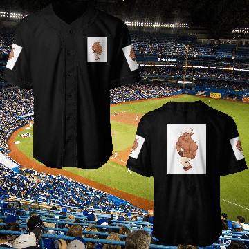 Discover Brown Illustrated Bull Gym Lover Baseball Jerseys