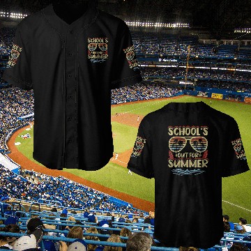 Discover Last Day Of School Schools Out For Summer Teacher Baseball Jerseys