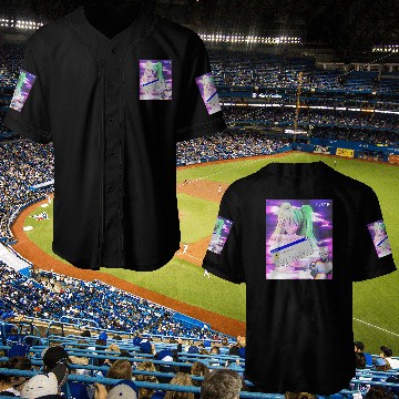Discover Vaporwave Aesthetic Japanese Style Anime Baseball Jerseys