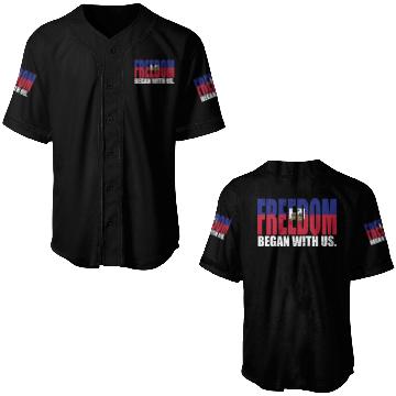 Discover Haitian Pride Freedom Began With Us Haiti Baseball Jerseys