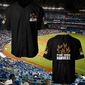 Discover Wheat Farmer Plant Grow Harvest W Baseball Jerseys