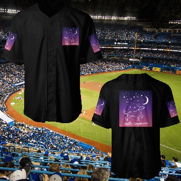 Discover Canine Constellations Golden Retriever Companion Baseball Jerseys