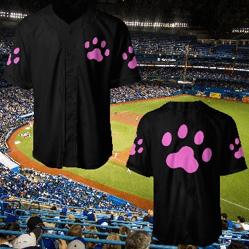 Discover Cat Lover Cat Paw cats clothing green Baseball Jerseys