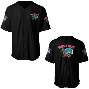 Discover Montauk New York Summer Nyc Tropical Montaukett Baseball Jerseys