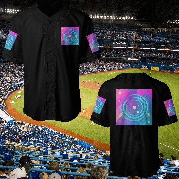 Discover Galaxy nebula art Baseball Jerseys