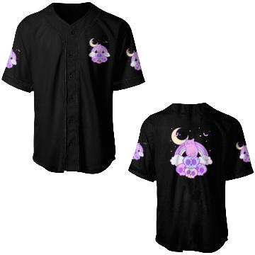 Discover Pastel Goth Cat Skull Lover Cute Gothic Yami Baseball Jerseys