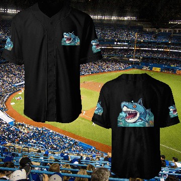 Discover Shark Attack Baseball Jerseys