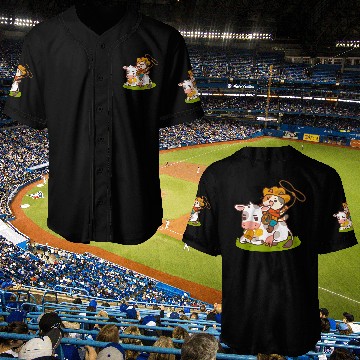Discover Meow Dy Yeehaw Cowboy Cat Baseball Jerseys