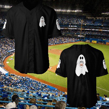Discover Ghost with latte Baseball Jerseys