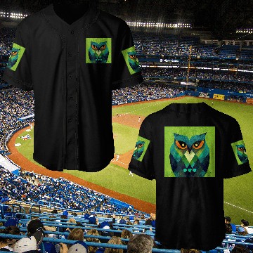 Discover Mod Owl: ScOwl Owl Baseball Jerseys