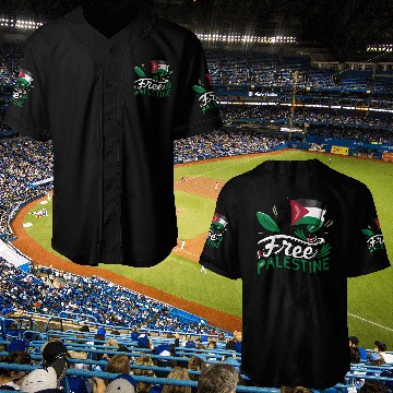 Discover I Love Free Palestine Flag Save Gaza Palestinian Baseball Jerseys