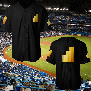 Discover Power BI Logo, business intelligence software Baseball Jerseys