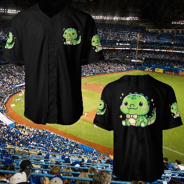 Discover Playful Alligator Cartoon Baseball Jerseys