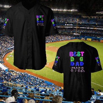 Discover Best dog dad ever Baseball Jerseys