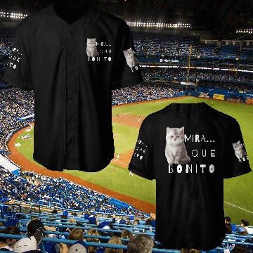 Discover Look how nice kitten Baseball Jerseys