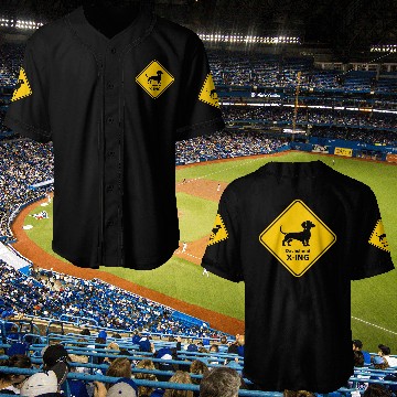 Discover Sign "Dachshund X-ING" Baseball Jerseys