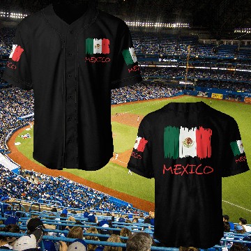 Discover Mexican Flag Baseball Jerseys