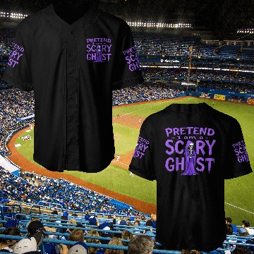 Discover Pretend I Am a Scary Ghost Funny Halloween Costume Baseball Jerseys